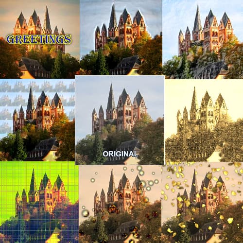 From just one photo, different images can be created